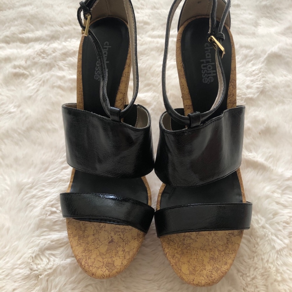 Brand new, never worn wedges